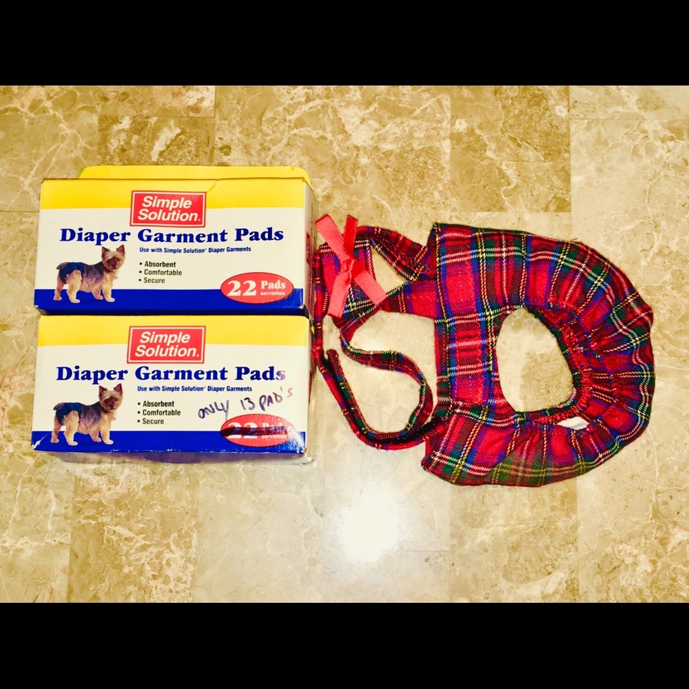 Puddle Pants Garment plus 35pcs of Diaper Pads, 🐶